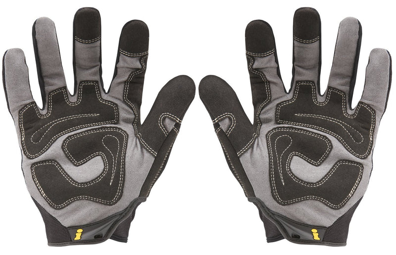 Ironclad General Utility Work Gloves GUG, All-Purpose, Performance Fit, Durable, Machine Washable, (1 Pair), Extra Small - GUG-01-XS , Black