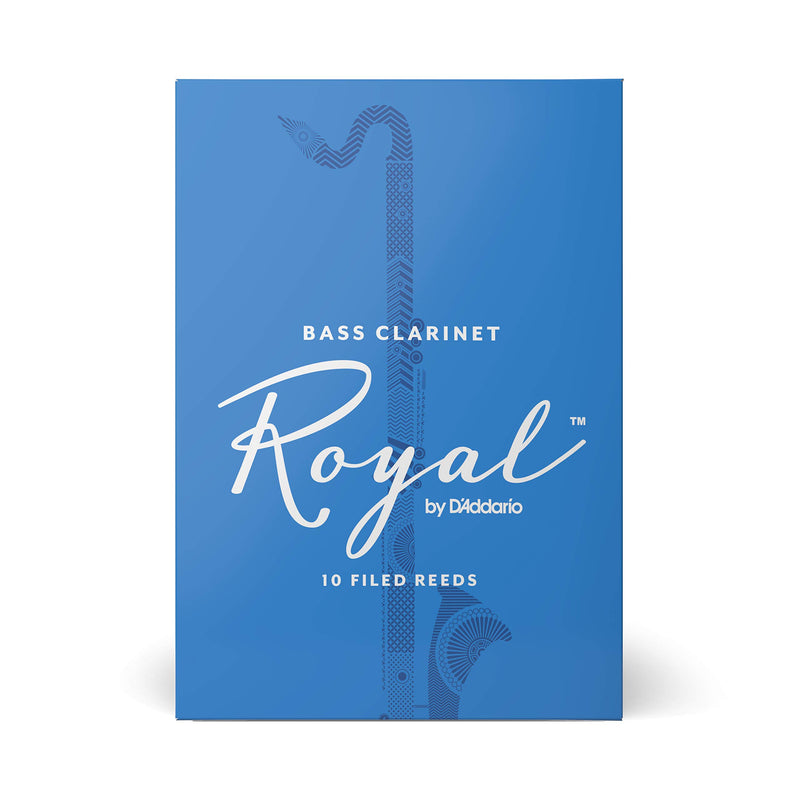 Rico REB1030 Royal 3.0 Strength Reeds for Bass Clarinet (Pack of 10) Strength 3.0