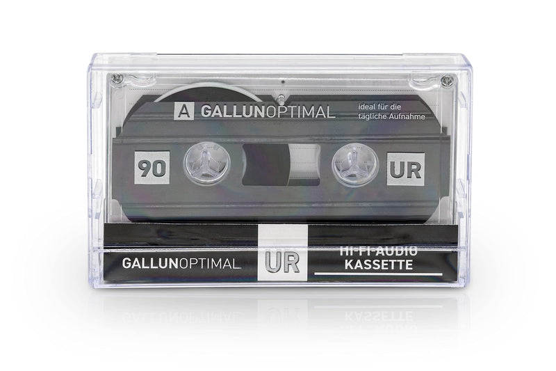 GALLUNOPTIMAL UR90 audio cassettes 90 min. Empty cassettes, pack of 5 5 items