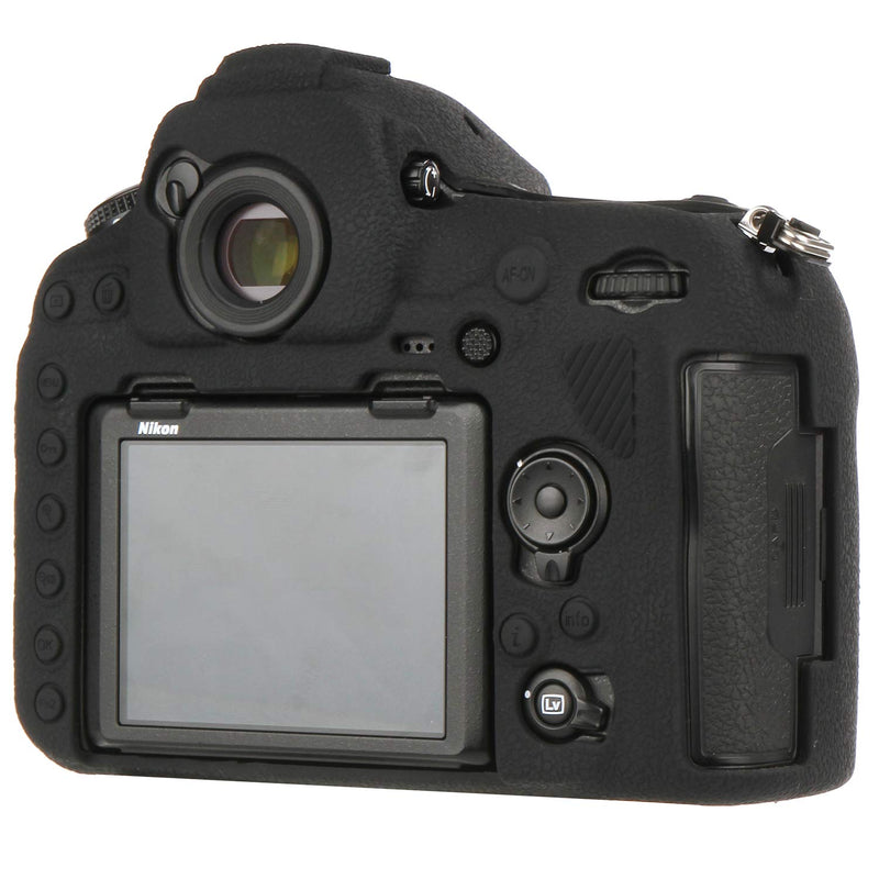 Easy Hood Camera Case for Nikon D850 Soft Silicone Rubber Camera Protective Body Case Skin for Nikon D850 Camera Bag Protector Cover (Black) Black