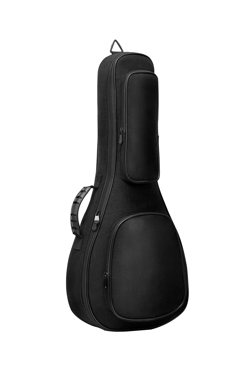 Deviser Mandolin case Packpack 0.5 Inch Thick Padding ABS Handles Mandolin bag 28 Inch mandolin gig bag with picks Black (Black)