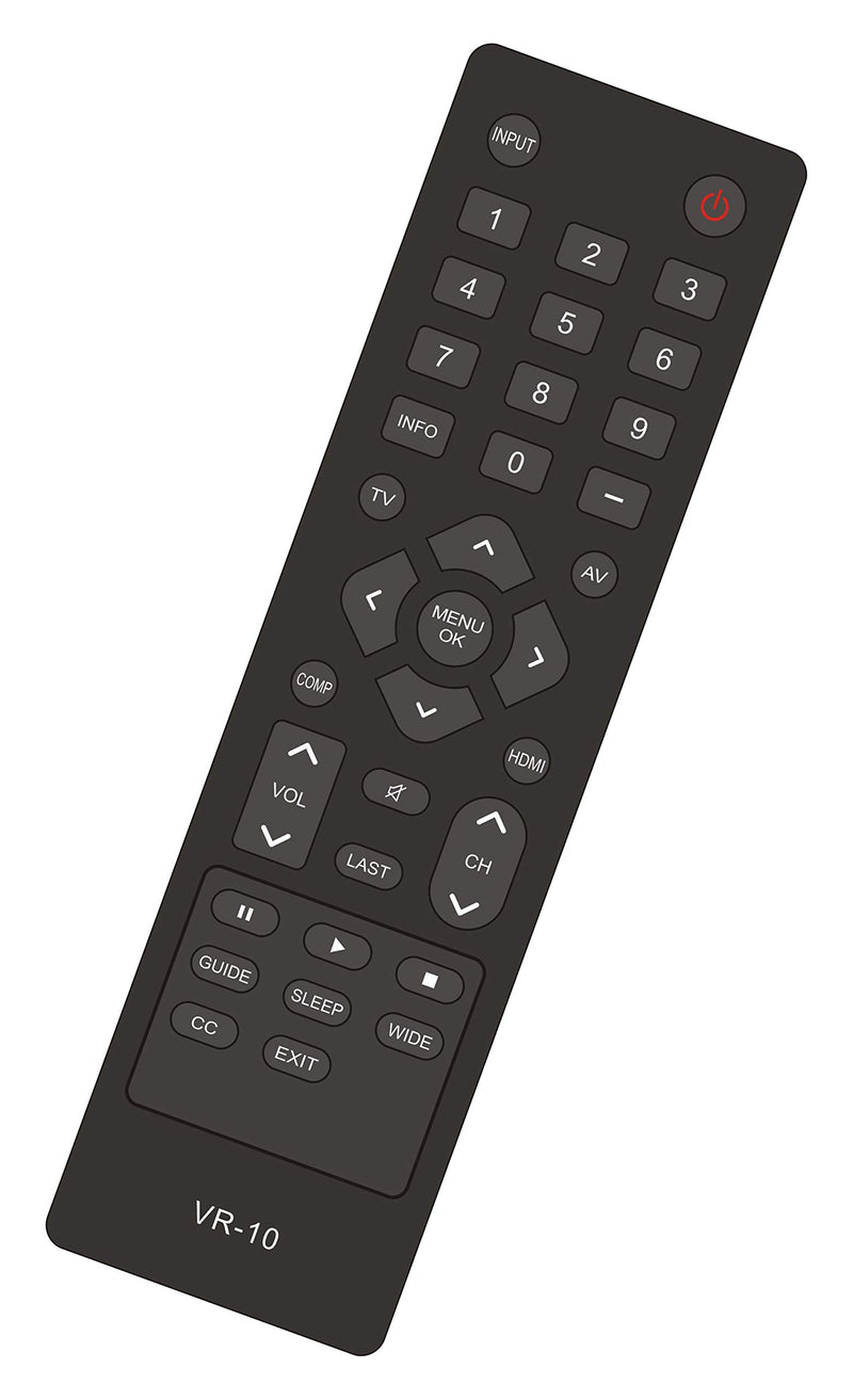 New VR10 Remote Control Replaced for Vizio TV E190VA E220MV E220VA E260MV E260VA E321VA E370VA E371VA E420VA E421VA M190VA M220VA M260VA M320VA