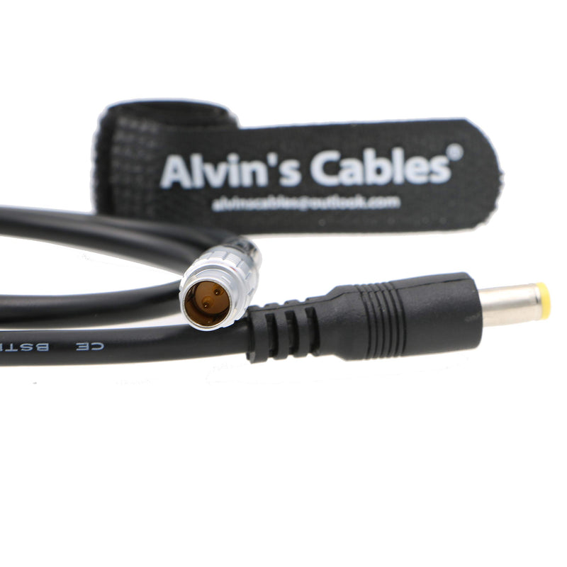 Alvin's Cables 2 Pin Male to DC Power Adapter Cable for Teradek Bond 18 Inches