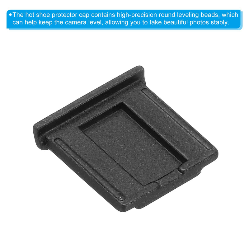PATIKIL Universal Camera Hot Shoe Cover Cap, Hot Shoe Cap Hot Shoe Protector Zinc Alloy Suitable for DSLR/SLR Camera, Black 1