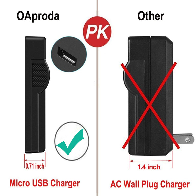 OAproda NP-BG1 Ultra Slim USB Battery Charger for Sony NP-FG1, CyberShot DSC-H10, H50, H70, DSC-N2,N1, DSC-T100, T20, DSC-W150, W120, W290, WX1, WX10 and moer Sony W Series Digital Cameras