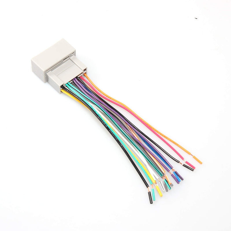 [AUSTRALIA] - RED WOLF for Select Honda Acura/Odyssey/Fit/Insight/CR-V 2009-2016 Stereo Radio Wiring Harness + Antenna Adapter Cable Connector 
