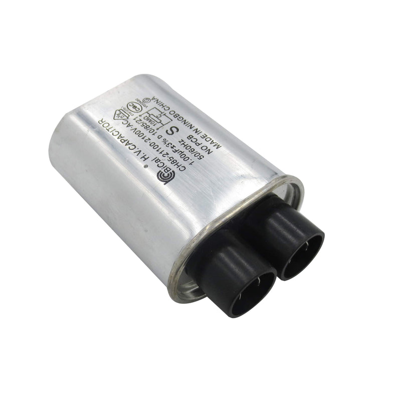 [AUSTRALIA] - 0CZZW1H004B CQC Universal Household Microwave High Voltage Capacitor 1.00uf ch85 21100 2100V AC H.V.CAPACITOR 10/85/21 50/60Hz NO PCB (3/16 Pin) 3/16 pin 