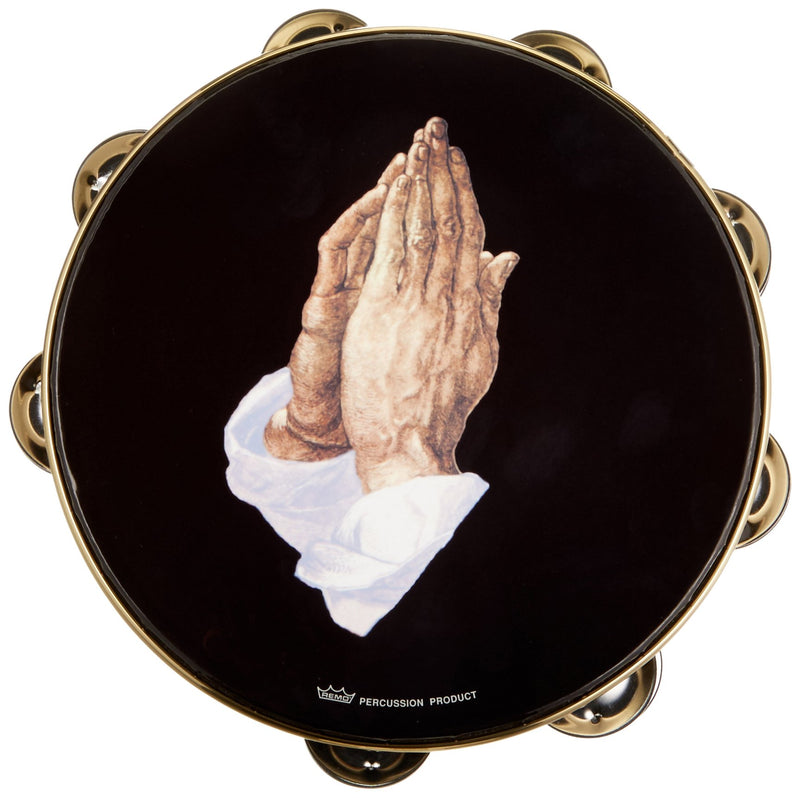 Remo Praise Tambourine - Praying Hand , 8"