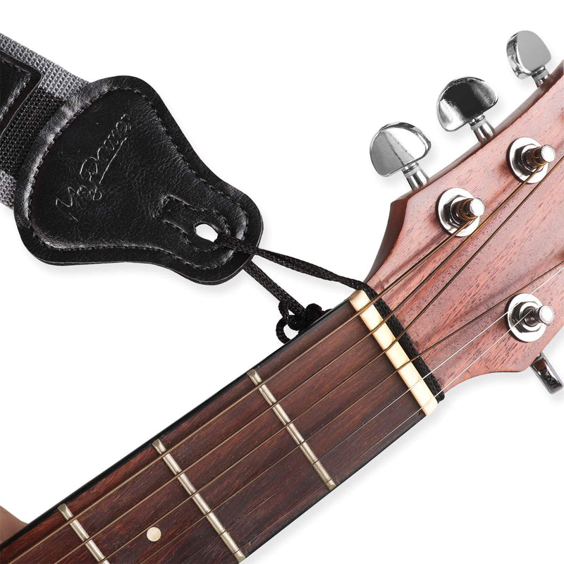 Mr.Power Guitar Strap with 3 Pick Holders for Electric/Acoustic Guitar (Nylon Strap) Nylon Strap