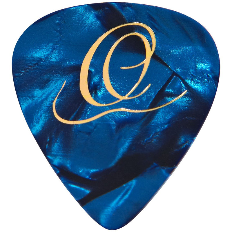 Ortega Medium Picks - Blue Pearl (Pack of 10)