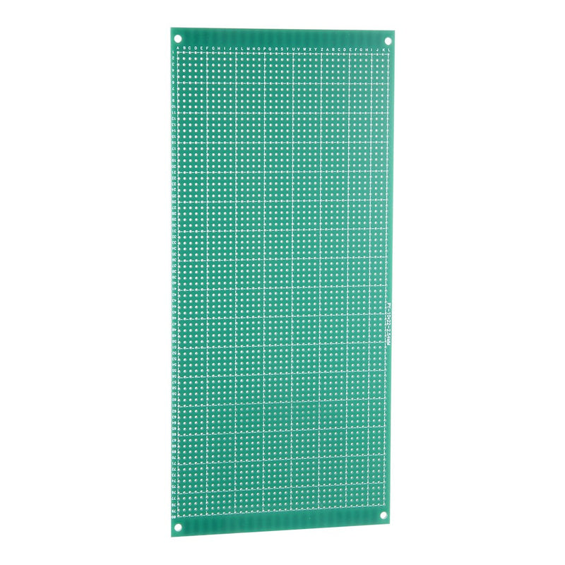 uxcell 10x22cm Single Sided Universal Printed Circuit Board for DIY Soldering Green 2pcs
