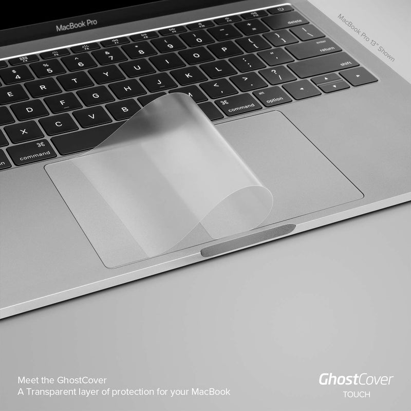 UPPERCASE GhostCover Touch Premium Touch Bar and Trackpad Protector with Matte Finish Compatible with Latest 2020+ MacBook Pro 13" and Early 2020 Version (2PK) MacBook Pro 13" (2020+ ONLY)