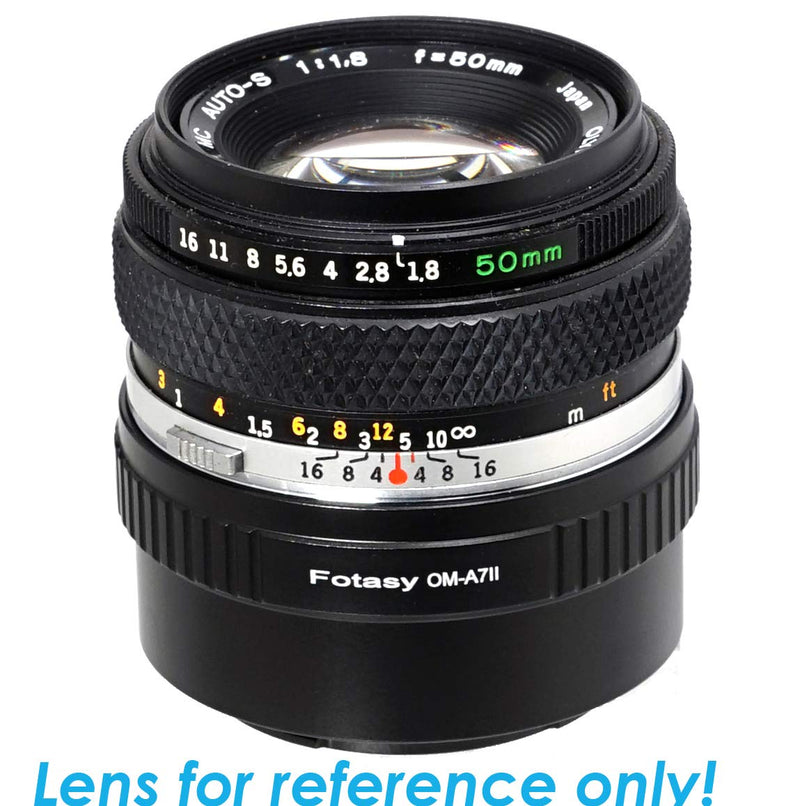 Fotasy Olympus OM Lens to Sony FE Mount Adapter, OM Lens to Sony FE Adapter, OM Adapter FE Mount, fit Sony a7 II a7 III a7R a7R II a7R III a7S a7S II a7S III a9 a7R IV a6600 a6500 a6400 a6300 a6100, FEOM