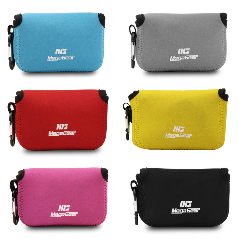 MegaGear MG1832 Ultra Light Neoprene Camera Case Compatible with Sony Cyber-Shot DSC-RX100 VII, Olympus Tough TG-6, TG-5, Sony Cyber-Shot DSC-RX100 VI, DSC-RX100 V - Yellow
