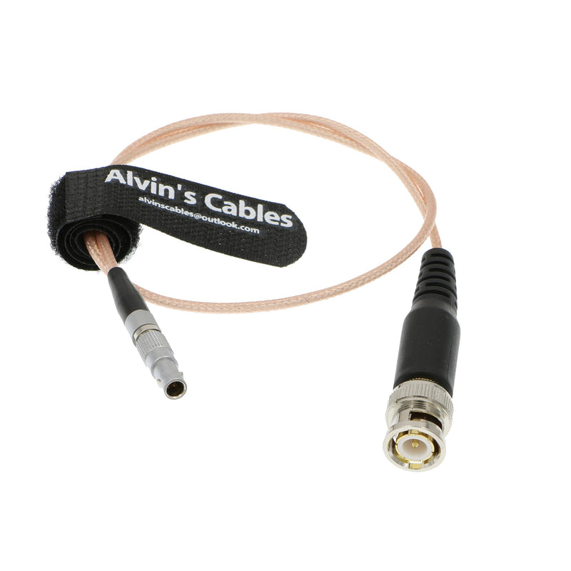 Alvin's Cables 4 Pin to BNC Male Time Code Input Adapter Cable for Red Epic Scarlet Overmolding