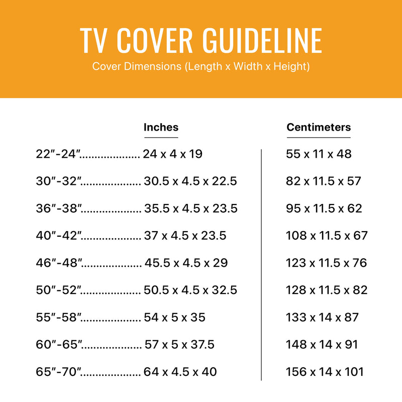 KHOMO GEAR Outdoor TV Cover Brown Universal Weatherproof Protector for 30 - 32 Inch TV - Fits Most Mounts & Brackets