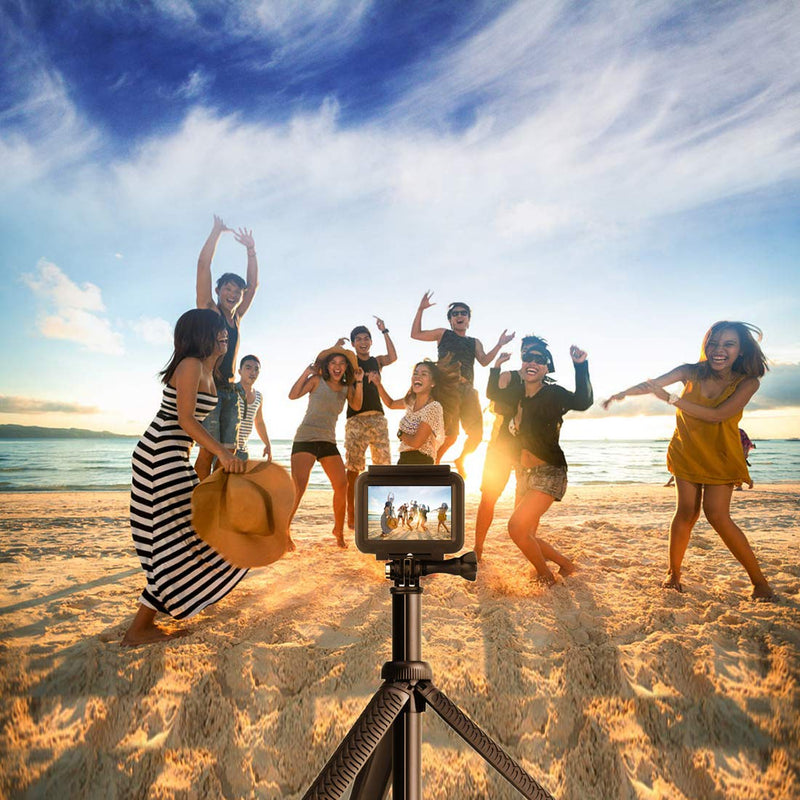 [AUSTRALIA] - Premium Selfie Stick for GoPro Hero 9 8 7 6 5 4 3 3+ 2 2018 Fusion Session, ACASO, SJCAM Action Cameras, and Cell Phones and Compact Digital Cameras. Can be Used as Hand Grip, monopod and Tripod 