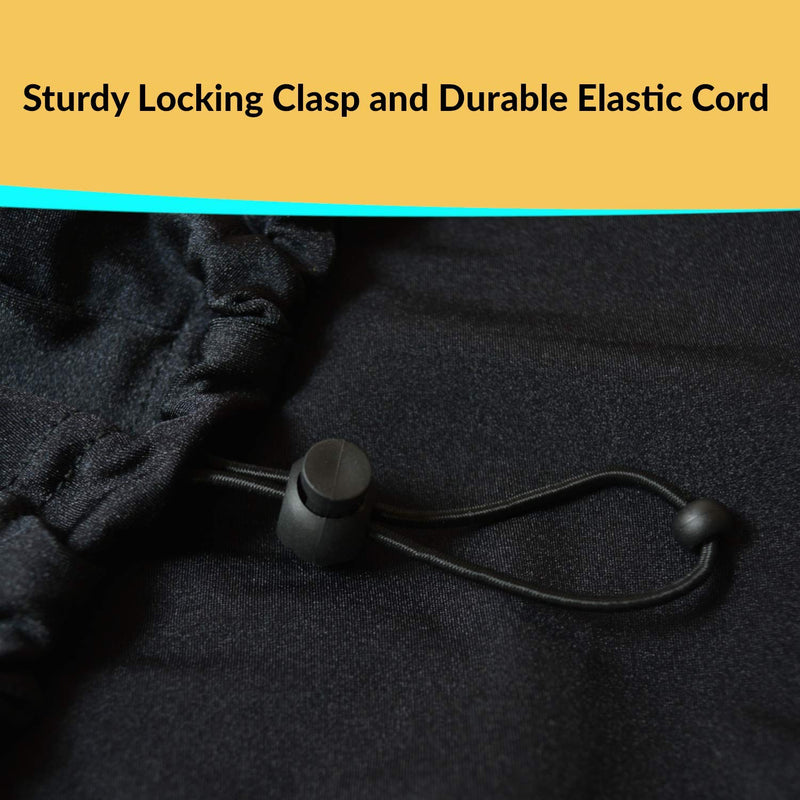 [AUSTRALIA] - QMG Stretchable Keyboard Dust Cover for 61 & 76 Key-keyboard: Best for all Digital Pianos & Consoles – Adjustable Elastic Cord; Machine Washable – 41”×16”×6”. 41L x 16W x 6D 61 - 76 keys 
