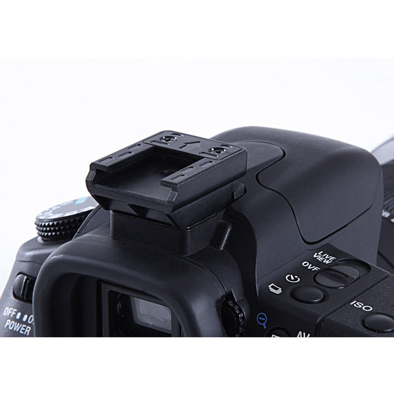 Movo Photo SCA2 Sony Alpha Shoe to Standard Cold Shoe Adapter - Allows Attachment of Lights, Microphones and More