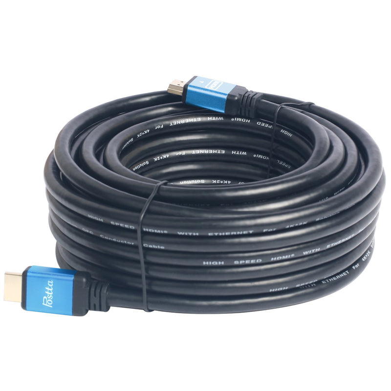 [AUSTRALIA] - Postta Ultra HDMI 2.0V Cable(25 Feet) Support 4K 2160P,1080P,3D,Audio Return and Ethernet - 1 Pack(Blue) 25FT Blue 