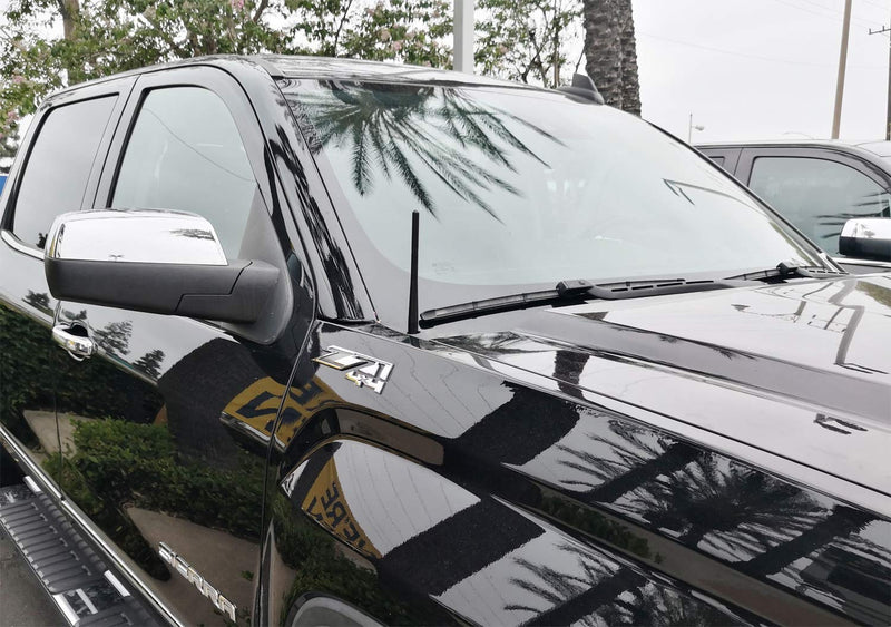 [AUSTRALIA] - iJDMTOY 7-Inch Matte Black Metal Short Radio Antenna Topper Compatible with Chevrolet Silverado GMC Sierra 1500 2500 3500 Colorado Canyon, etc 
