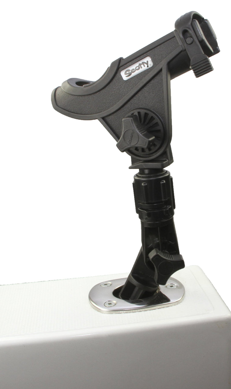 Scotty 453 Gimbal Mount Adapter with 428 Gear-Head, Black