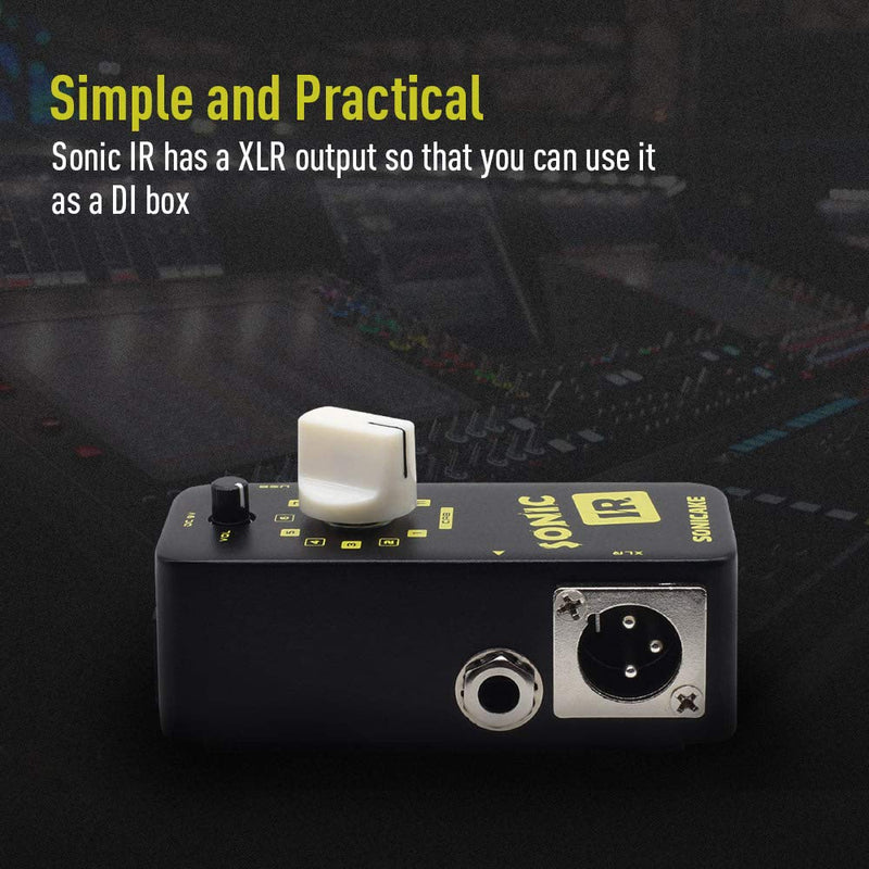 SONICAKE Guitar Bass Effects Pedal Sonic IR Speaker Cabinet Simulator Impulse Response Loader
