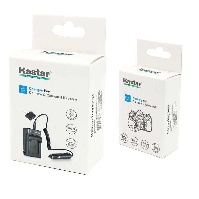 Kastar NB-2L NB-2LH Battery and Charger for Canon EOS Rebel XT Xti PowerShot G7 G9 S30 S40 S45 S50 S60 S70 S80; VIXIA HF R10 HF R100 HF R11 HG10 HV20 HV30 HV40 ZR100 ZR200 ZR300 ZR960 Digital Cameras