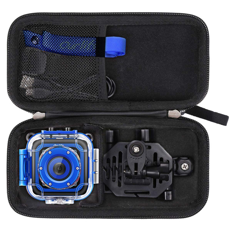 Aproca Hard Storage Travel Case fit Ourlife Kids Waterproof Camera Blue