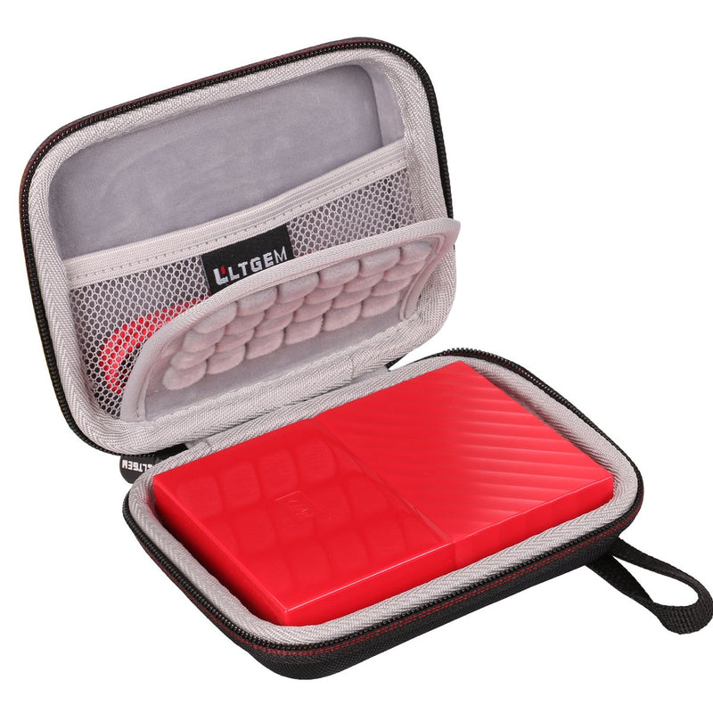 LTGEM EVA Hard Case Shockproof Carrying Bag for WD 1TB 2TB 3TB 4TB USB 3.0 My Passport Portable External Hard Drive