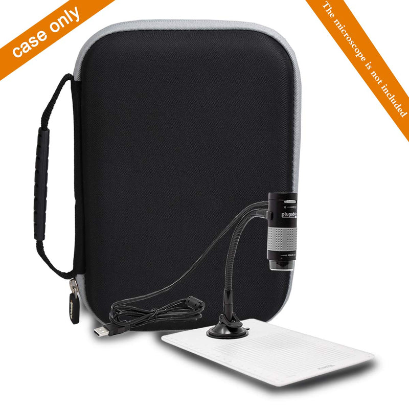 Aproca Hard Travel Storage Carrying Case for Plugable USB 2.0 Digital Microscope