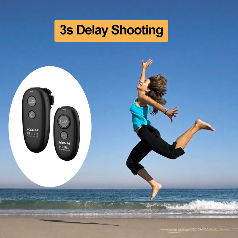 [AUSTRALIA] - AODELAN for Canon Remote Shutter Release Wireless Compatible with T7, T7i, T6, T6i, 60D,T3i, 200D,800D,5D Mark II,Replace RS-80N3 & RS-60E3 Switch 
