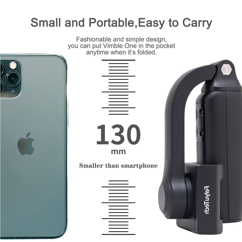 Feiyutech Vimble One Smartphone Gimbal Stabilizer Compatible for All iPhone Series, Huawei/Samsung/Xiaomi/VIVO/Oppo, etc(Under 6.6 inch) with Tripod.