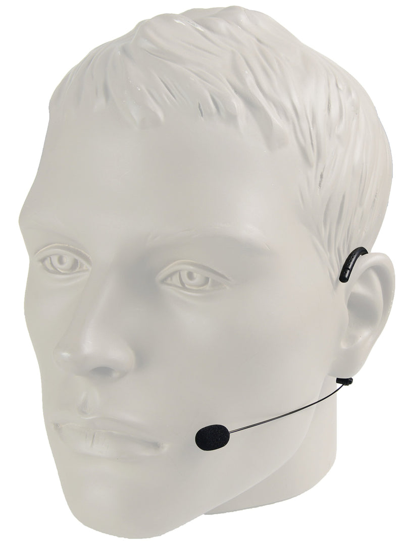 [AUSTRALIA] - HEIMU Double Earhook Wired Headset Boom Mini XLR Omni-Directional Microphone (for AKG Type 3 pin Mini Plug Black) for AKG type 3 pin mini plug BLACK 