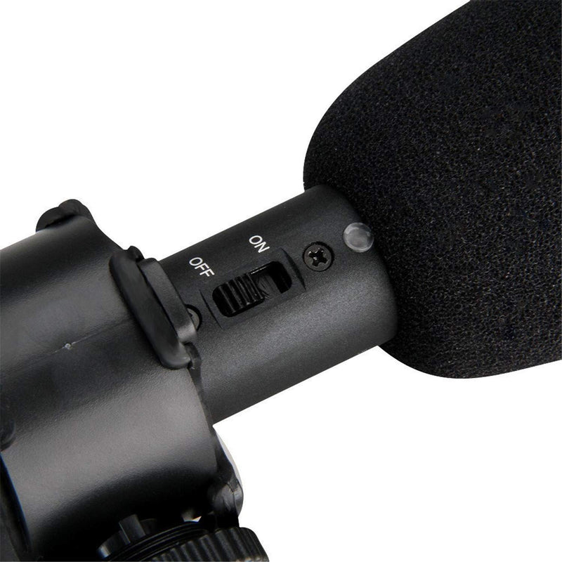 X/Y Stereo Condenser Video Microphone, BOYA BY-PVM50 On-Camera Stereo Video Microphone Including Windscreens & Case Compatible with Canon Nikon DSLR Camera Sony Panasonic Camcorders