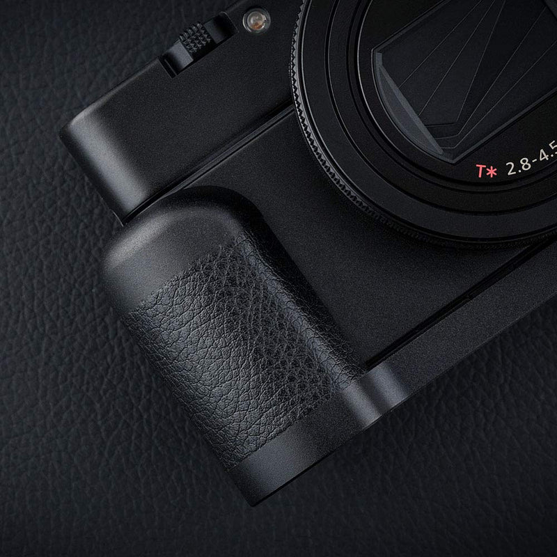 Dedicated Metal Hand Grip L Bracket for Sony RX100 VII RX100M7 Anti-Slip Holder, No Blocking to HDMI Multi Microphone Jack & Battery Memory Card Compartment, Replaces Sony AGR2 Attachment Grip