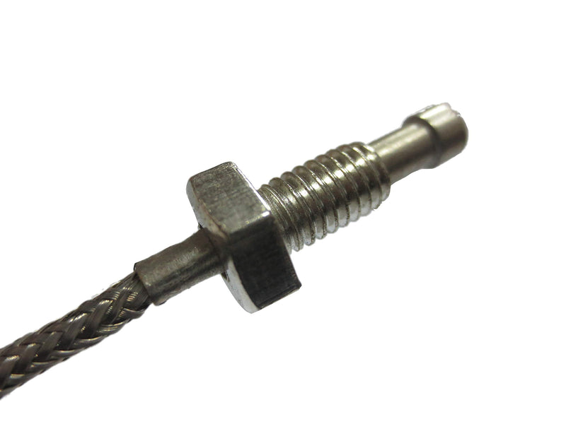 Meter Star M6 Screw Industrial Thermocouple Sensor K Type High Temperature 0-800 ° C Temperature Sensor,Thermometer Line (10M, WRNT Shielding Wire) 10M