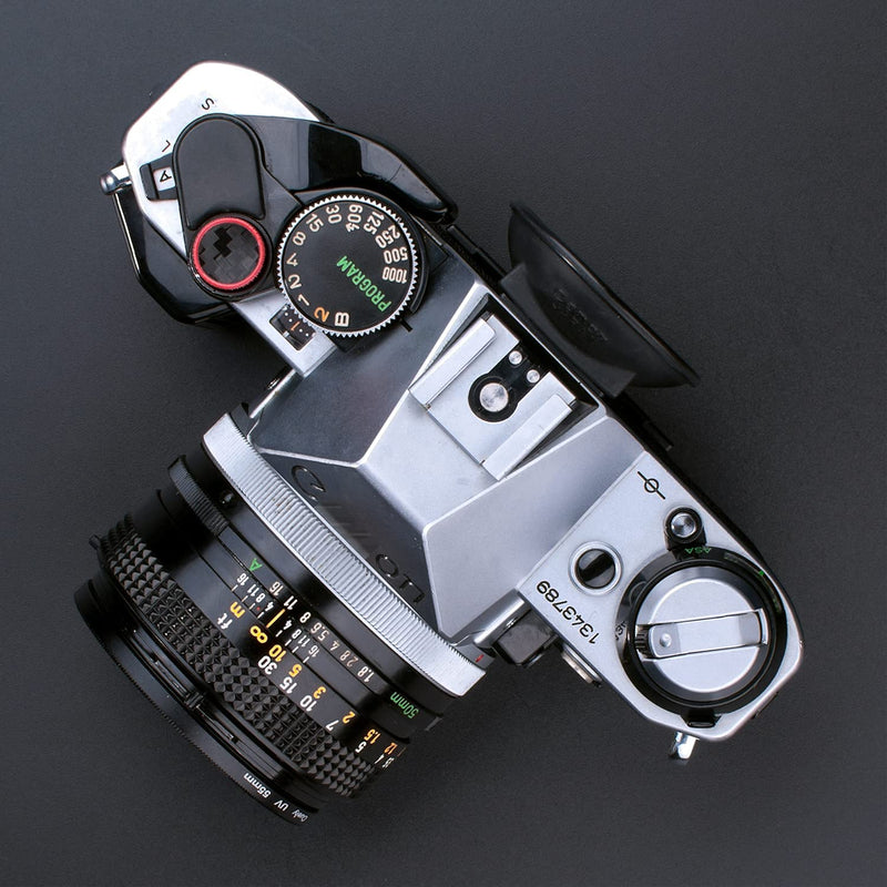 (2 Pack) PIBIETTN Camera Shutter Button, Copper Soft Shutter Release Button Compatible with Fujifilm Fuji Sony Leica Camera Release Button(Imitation Carbon Fiber Red)