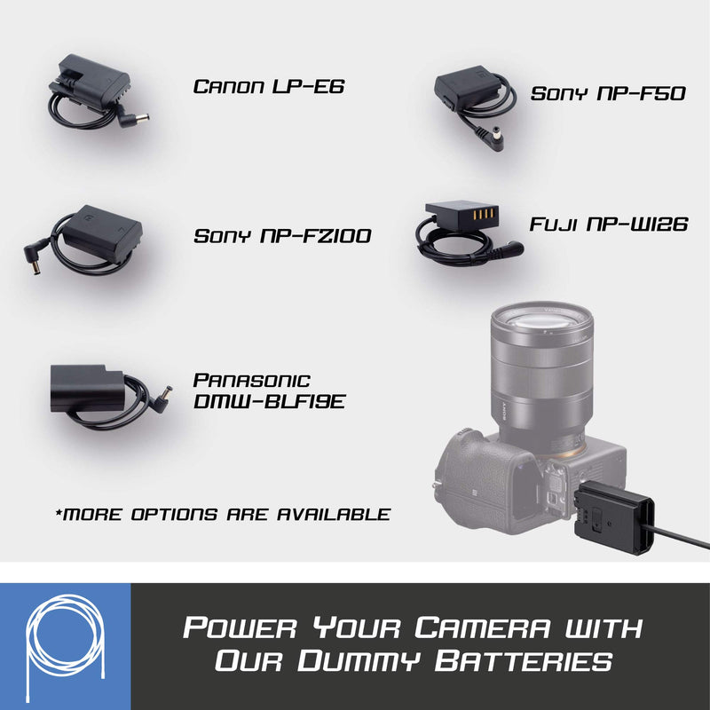 Power Junkie NP-F by Blind Spot - Multi use powering Adapter for filmmakers Using The NPF - Power Your DSLR with adapters - NPF Charger - Mount to Anything.