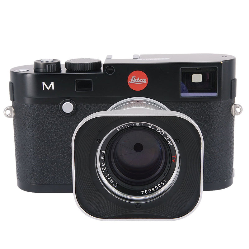 Haoge LH-ZV07 Square Metal Lens Hood for Carl Zeiss Biogon T 2/35 35mm f2 ZM, C Biogon 2.8/35 35mm f2.8 ZM, Planar T 2/50 50mm f2 ZM; Voigtlander NOKTON Classic 35mm f1.4 VM, 40mm f1.4 VM as LH-6 Square - Silver