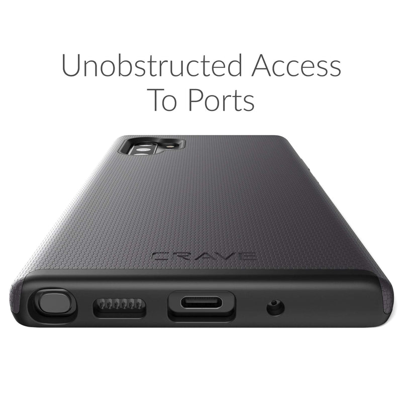 Crave Note 10+ Case, Crave Dual Guard Protection Series Case for Samsung Galaxy Note 10 Plus - Black