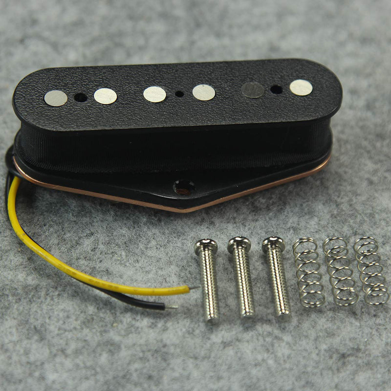 FLEOR Tele Pickups Alnico 5 Black Tele Bridge Pickup Fit Fender Telecaster Bridge Pickup Part