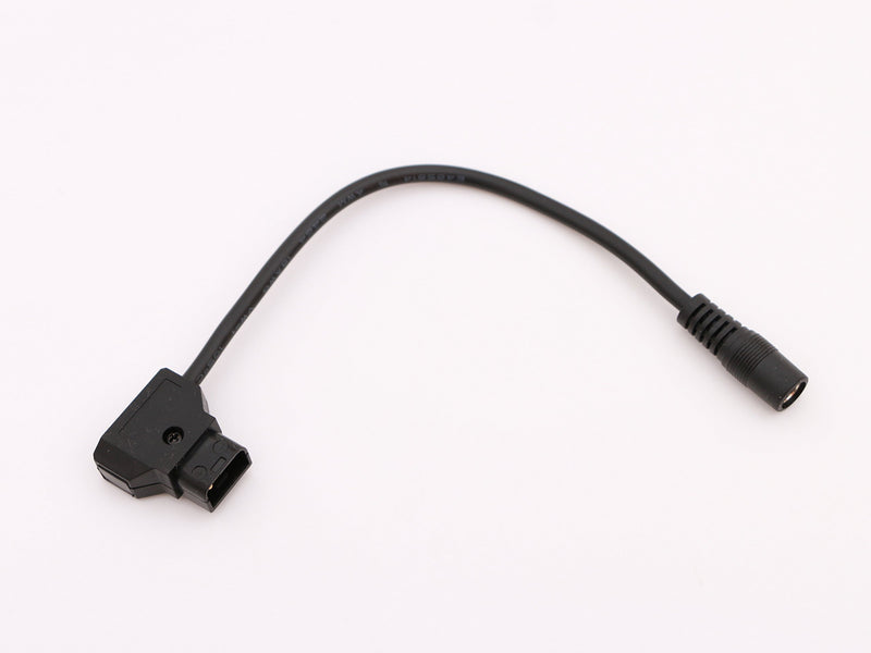 Male D-Tap DC Power Cable 5.9 inch DC Female 5.5/2.1mm Jack for Photography Monitor Light