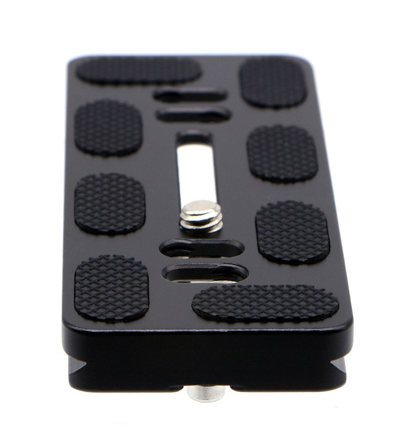 HITHUT PU-100 100mm Universal Quick Release QR Plate with D-Ring Screw for Tripod Monopod Ball Head DSLR Camera, Arca-Swiss Compatible