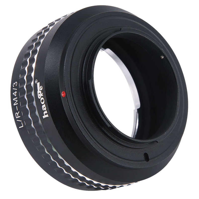 Haoge Manual Lens Mount Adapter for Leica R LR Lens to Olympus and Panasonic Micro Four Thirds MFT M4/3 M43 Mount Camera