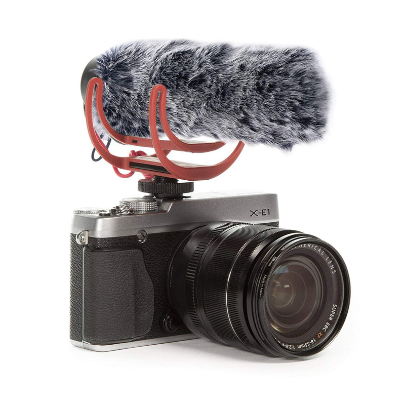 YOUSHARES Microphone Deadcat Windscreen - Outdoor Wind Shield Mic Windshield Muff Fur Custom Fit for Rode VideoMic GO Camera Microphone Fur Windscreen