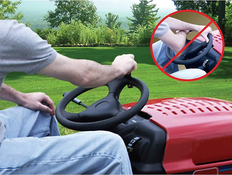 [AUSTRALIA] - Easy-Rider Tight-Turn Steering Knob for Lawn Mowers and Tractors (Grey) Grey 
