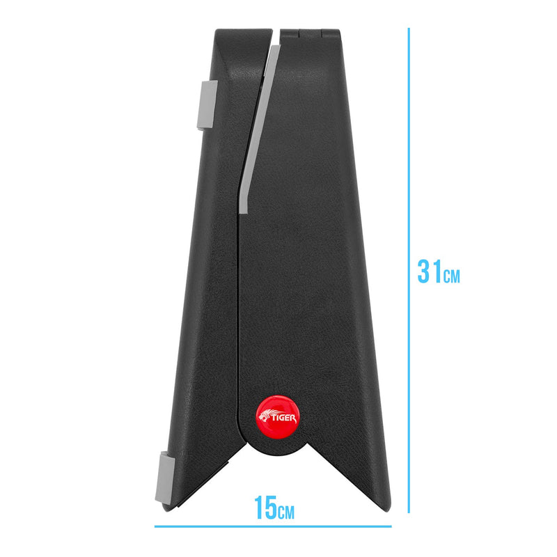 TIGER GST63-BK | A-Frame Guitar Stand | Portable Foldable Guitar Stand | for Electric, Acoustic, Classical and Bass Guitars | Black