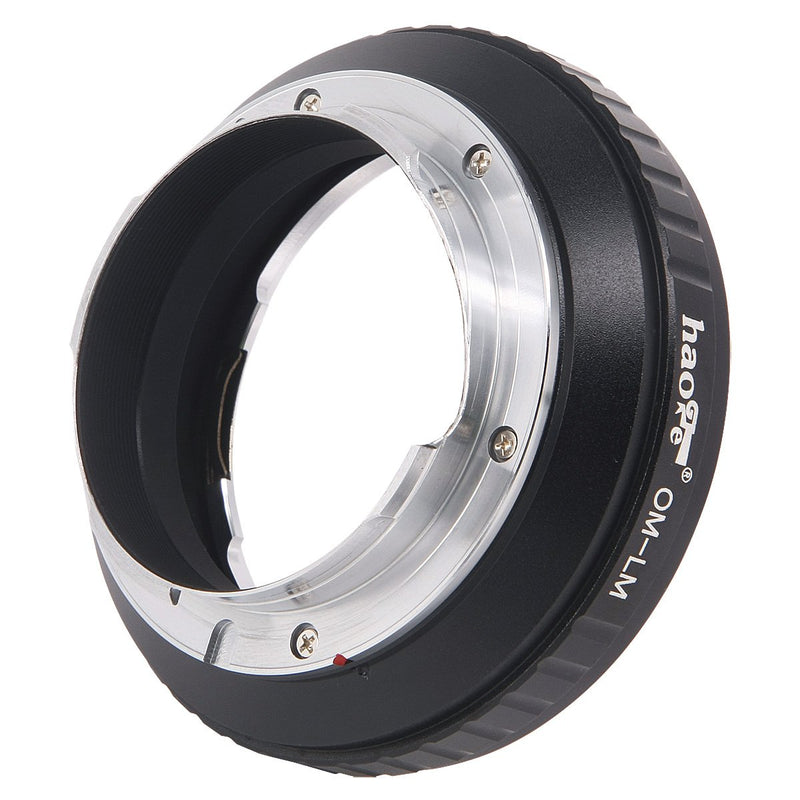 Haoge Lens Mount Adapter for Olympus OM Zuiko Mount Lens to Leica M LM Mount Camera Such as M240, M240P, M262, M3, M2, M1, M4, M5, M6, MP, M7, M8, M9, M9-P, M Monochrom, M-E, M, M-P, M10, M-A