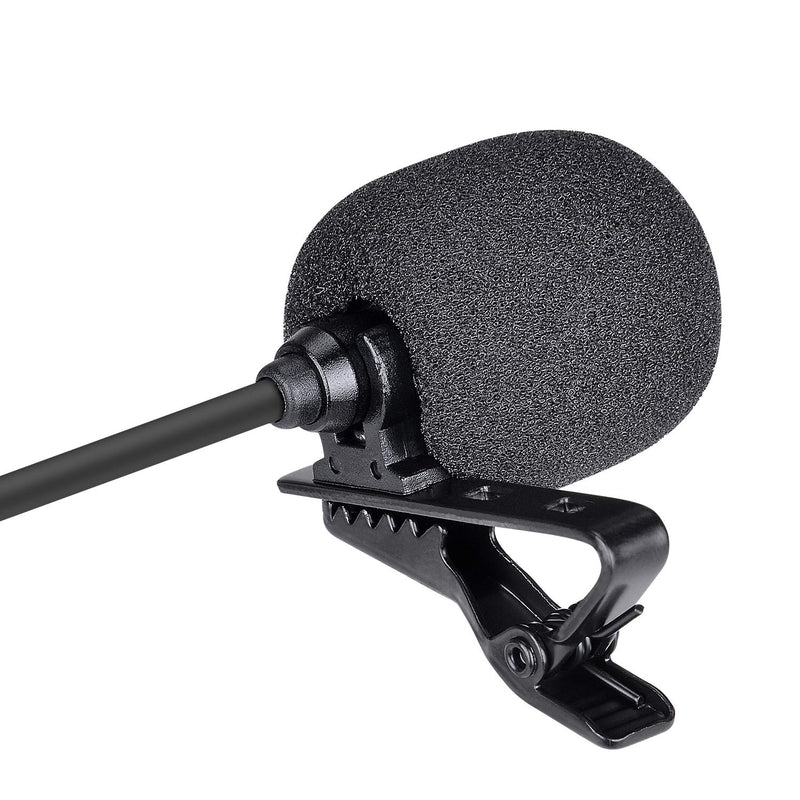 [AUSTRALIA] - Dual Lavalier Microphone Smartphone Omnidirectional Lapel Mic for Mobile Cell Phone iPhone Studio Video Recording Live Streaming Vlogging YouTube Podcast Commentary Anchorperson -3.5mm Jack/6M Cord 